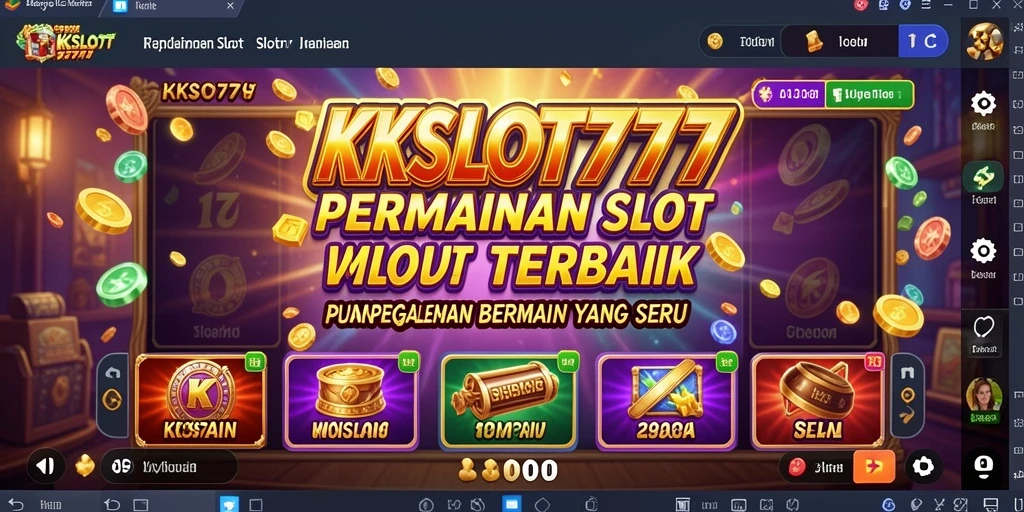 Tampilan gameplay Slot KKSLOT777 yang menarik dan interaktif.