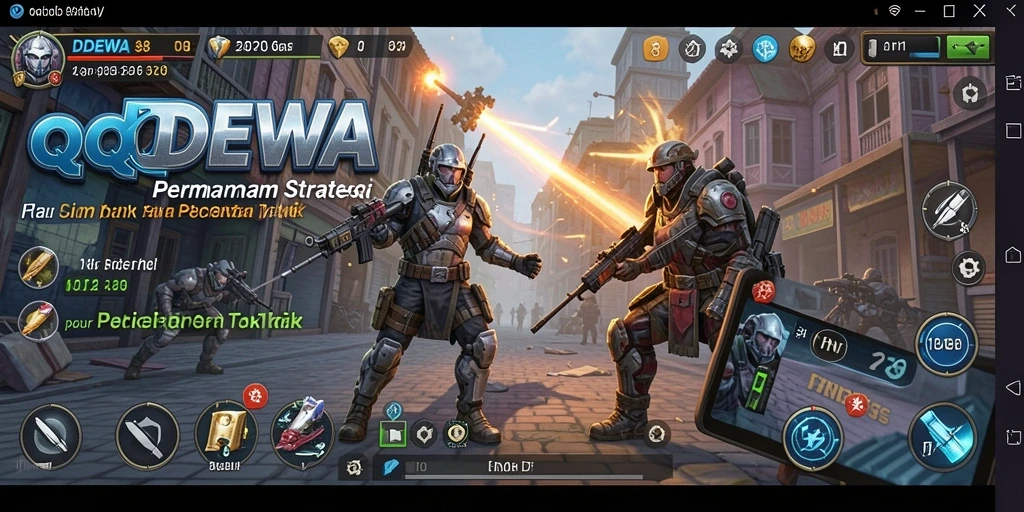 Menampilkan aksi pertempuran strategis yang mendebarkan di QQDEWA.